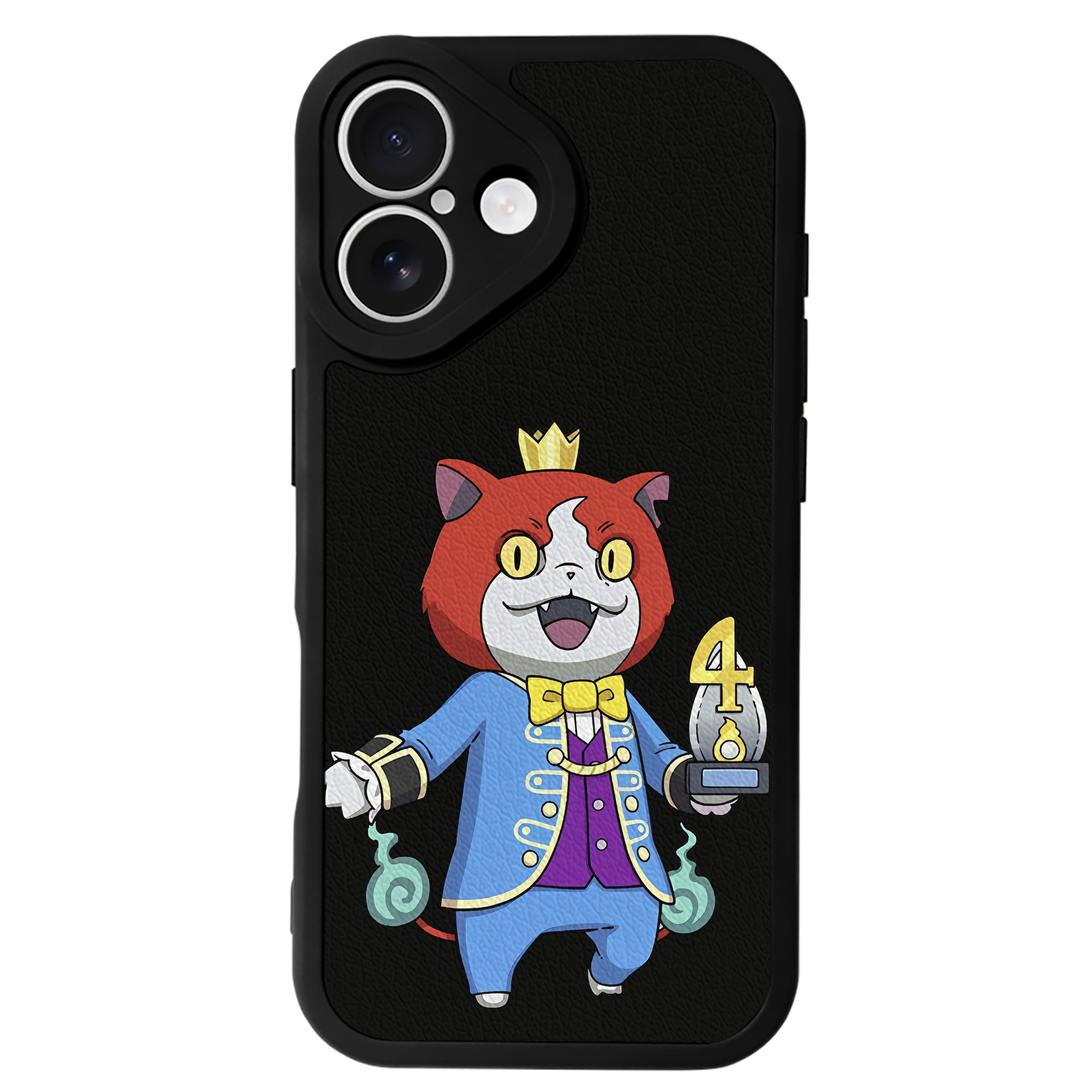 （画像用） 妖怪ウォッチ Yo-kai Watch 【iPhone 16シリーズ対応】シリコンスマホケース（レザー調） 材質：シリコン